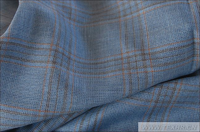 我司生产的色织机织物面料-布艺作品-设计作品